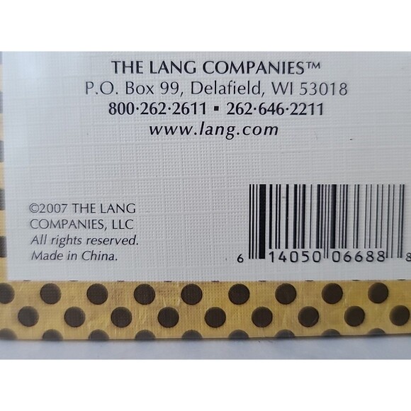 Lang Press Daisy Note Pad With Tray 50 Sheets 2007 - Picture 4 of 10